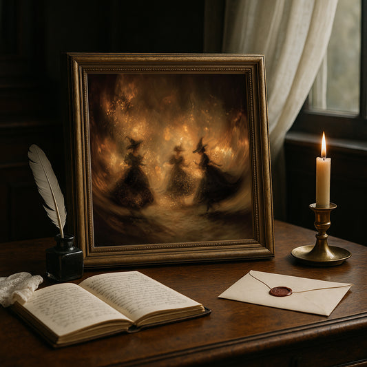 Witches Gothic Print - Dark Academia Poster Wall Art