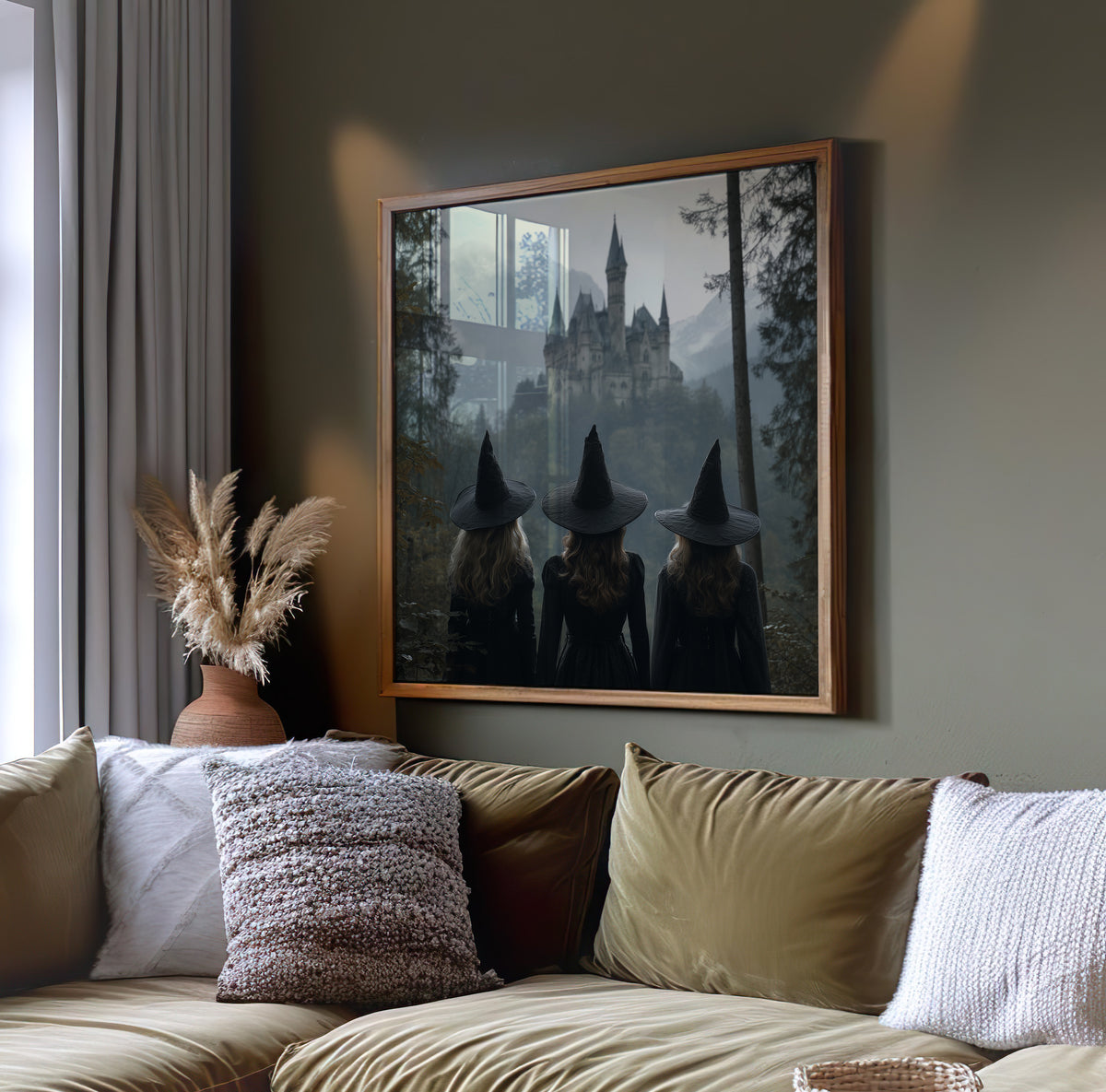 Dark Academia Witch Poster - Gothic Home Decor Wall Art
