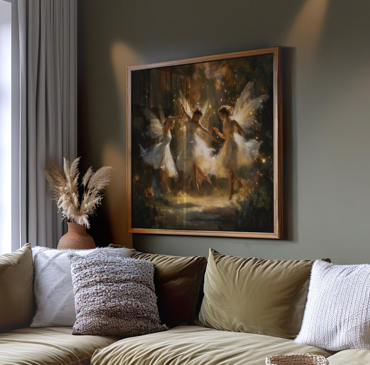 Fairy Forest Print - Whimsical Wall Decor - Fantasy Poster