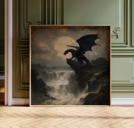 Dragon Print – Gothic Fantasy Wall Art