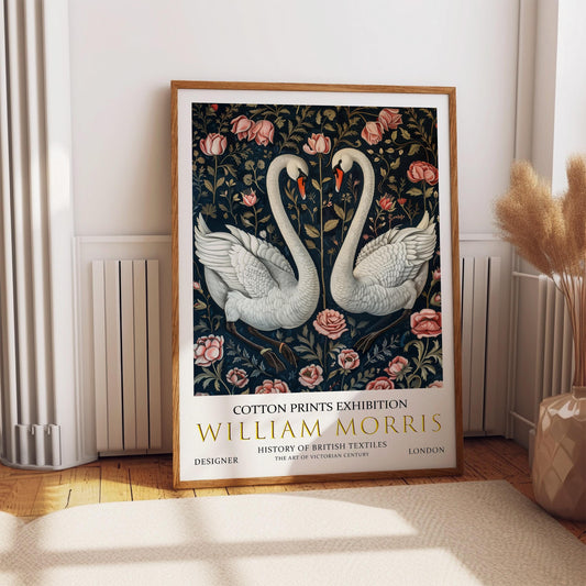 William Morris Wall Art – Vintage Floral Print | Victorian Botanical Decor