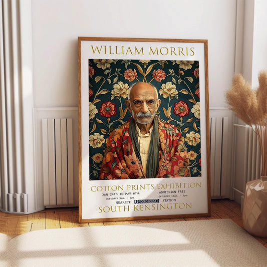 William Morris Poster - Vintage Textiles Print | Botanical Wall Art, Floral Décor