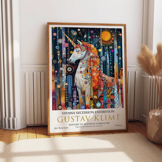 Gustav Klimt Art Print – Vintage Art Nouveau Poster | Gold Leaf Artwork