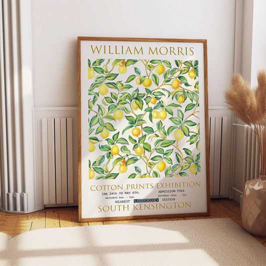 William Morris Wall Art – Vintage Floral Print | Lemon Tree Botanical Decor