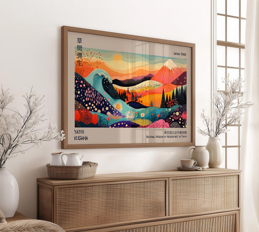 Vintage Japanese Landscape WALL ART PRINT Picture Poster