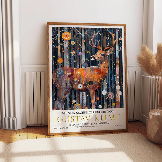 Gustav Klimt Print – Art Nouveau Poster | Vintage Gold Leaf Wall Art