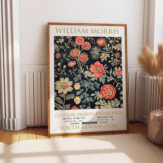 William Morris Poster – Vintage Floral Print | Botanical Wall Art Exhibition