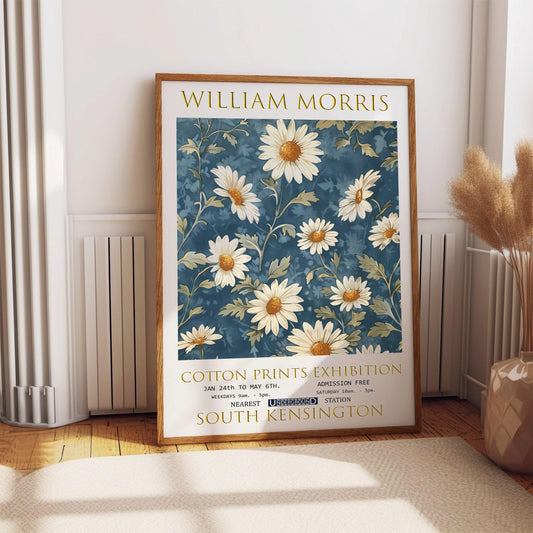 William Morris Daisies Print: Vintage Floral Wall Art