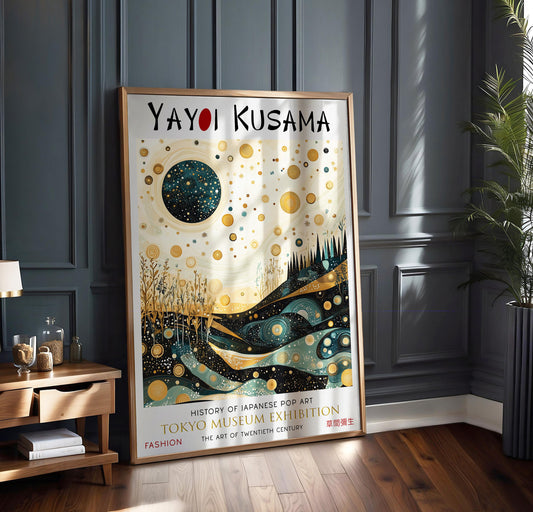 Japanese Yayoi Kusama WALL ART PRINT Picture Poster