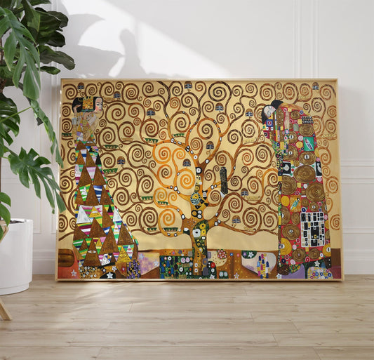 Gustav Klimt Print – Tree of Life Poster | Art Nouveau Decor, Vintage Wall Art