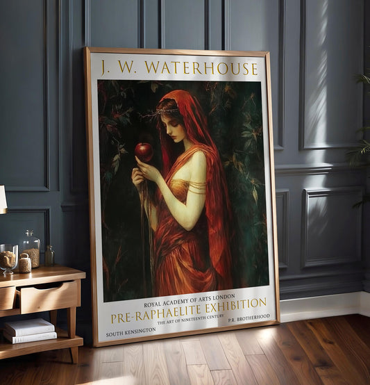 John William Waterhouse Persephone Art Print: Pre-Raphaelite Decor