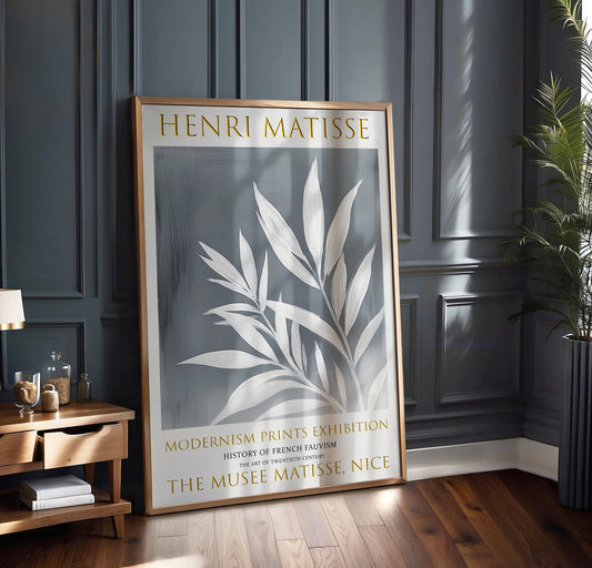 Henri Matisse Leaves Art Print: Fauvist Exhibition Poster