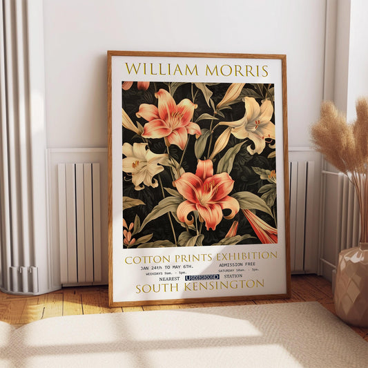 William Morris Print - Vintage Floral Art | Botanical Wall Decor Poster