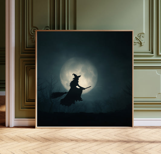Witch Gothic Art Print - Dark Academia Poster Wall Art
