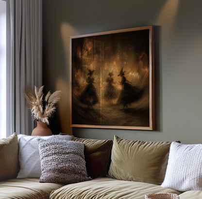 Witches Gothic Print - Dark Academia Poster Wall Art