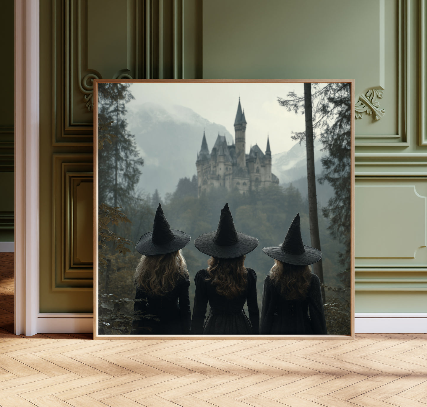 Dark Academia Witch Poster - Gothic Home Decor Wall Art