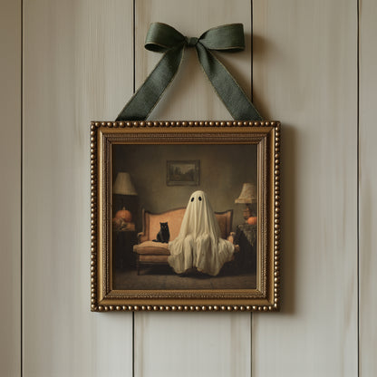 Ghost Halloween Print - Gothic Wall Art - Spooky Poster