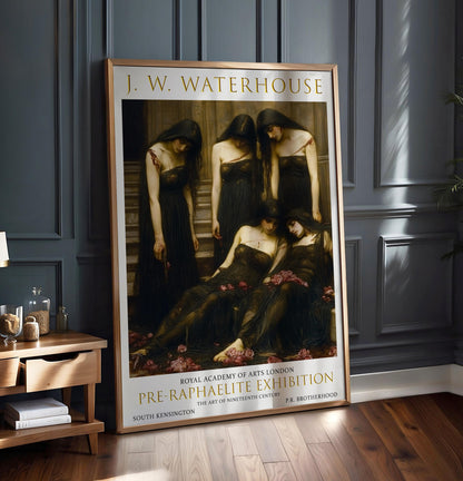 John William Waterhouse Print: Pre-Raphaelite Gothic Wall Art