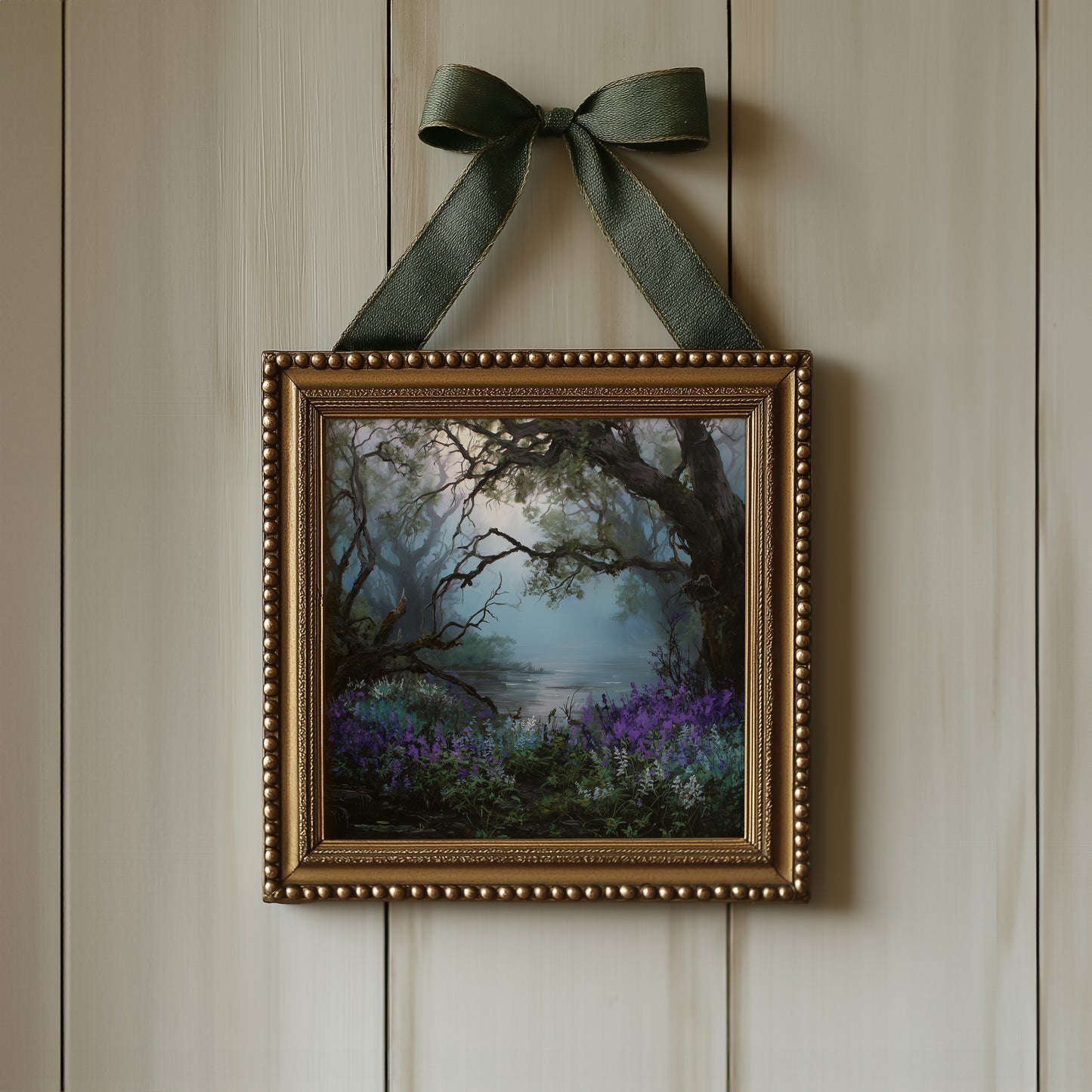 Enchanted Forest Print – Gothic Fantasy Wall Art - Dark Academia Poster