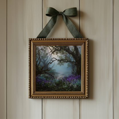 Enchanted Forest Print – Gothic Fantasy Wall Art - Dark Academia Poster