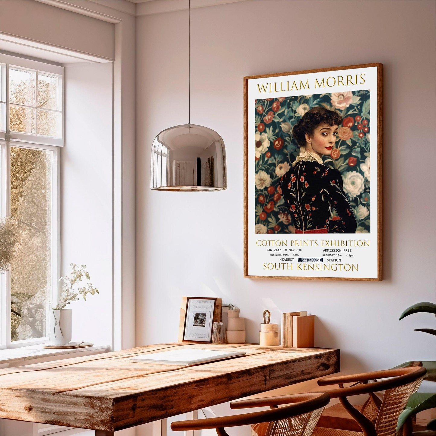 William Morris Print Vintage Floral Poster – Botanical Wall Art on Premium Matte Paper