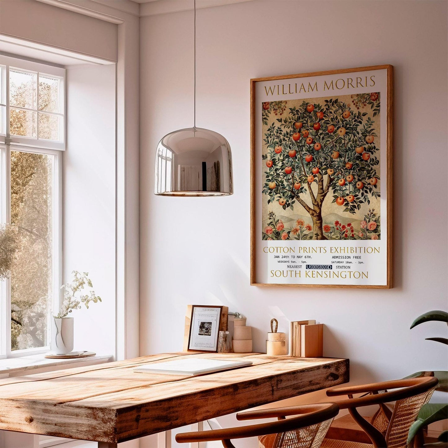 William Morris Print - Vintage Floral Print on Premium Matte Paper | Botanical Wall Art