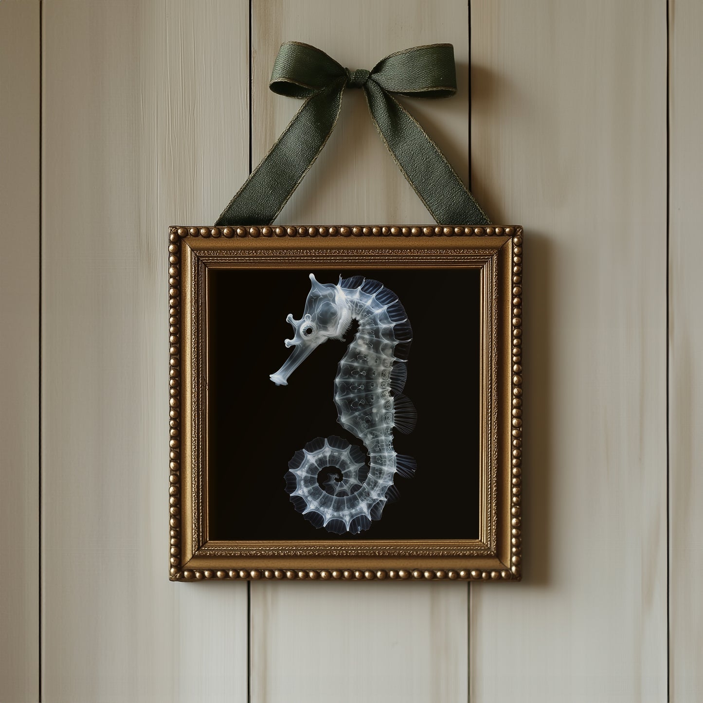 Seahorse Print - Gothic Decor - Ocean Poster