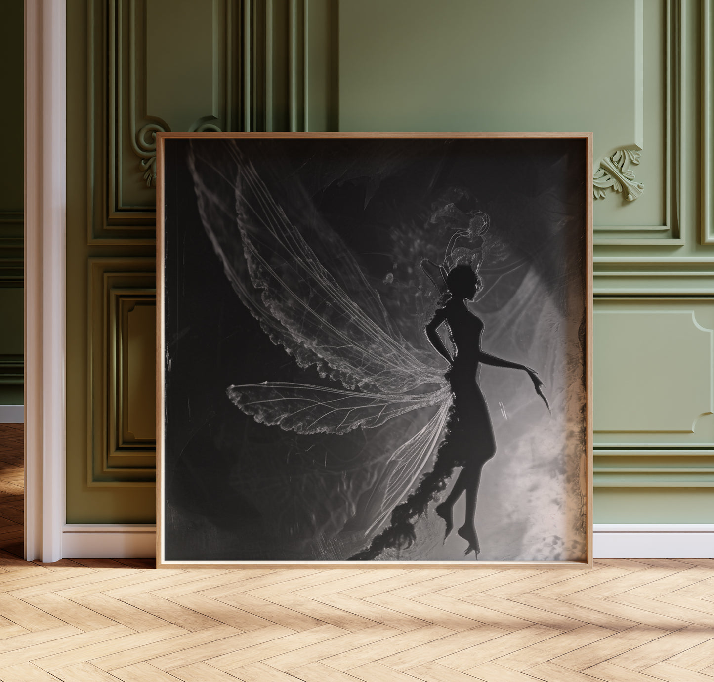 Raven Print - Gothic X-Ray Poster - Dark Academia Wall Art