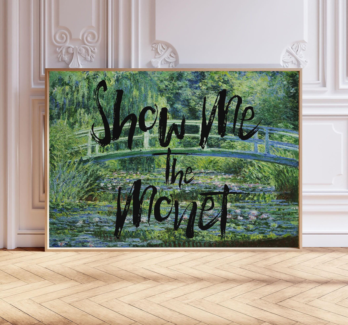 Monet Water Lilies Print: Eclectic Floral Wall Art