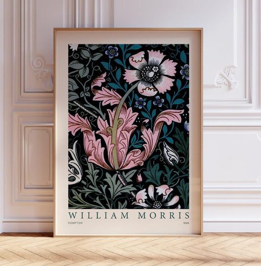William Morris Floral Print – Vintage Botanical Art on Premium Matte Paper