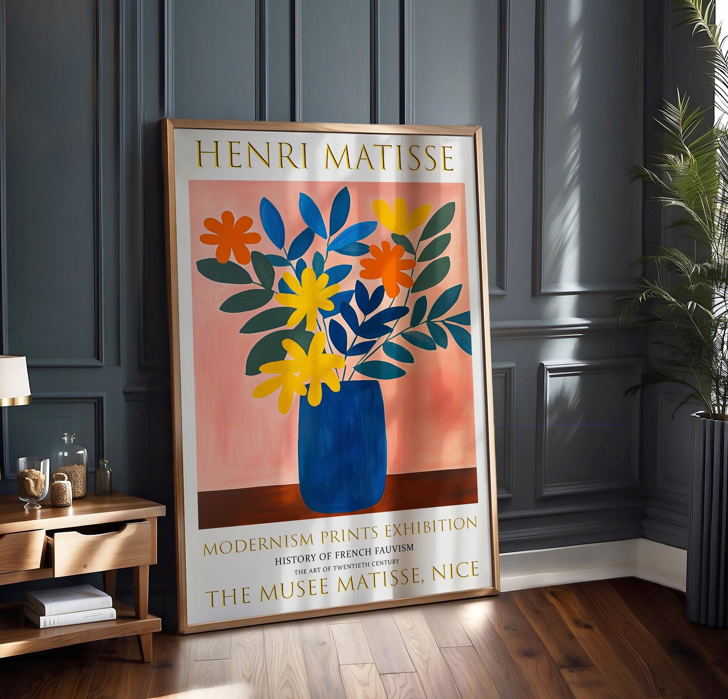 Henri Matisse Exhibition Poster: Fauvism Botanical Art Print