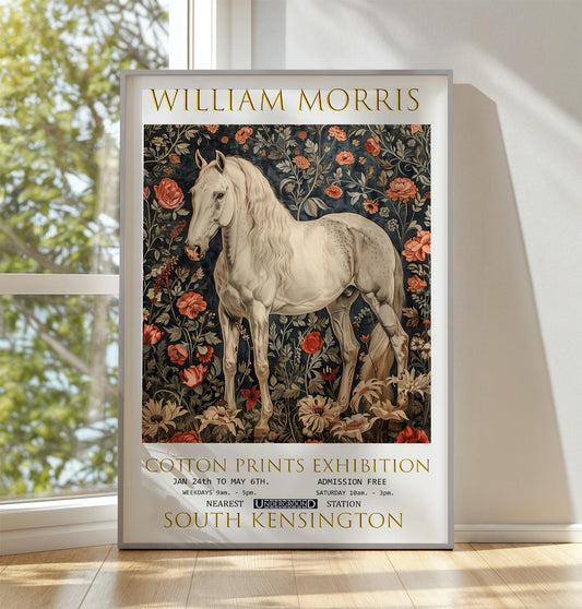 William Morris Print - Vintage Floral Art | Botanical Wall Decor Poster