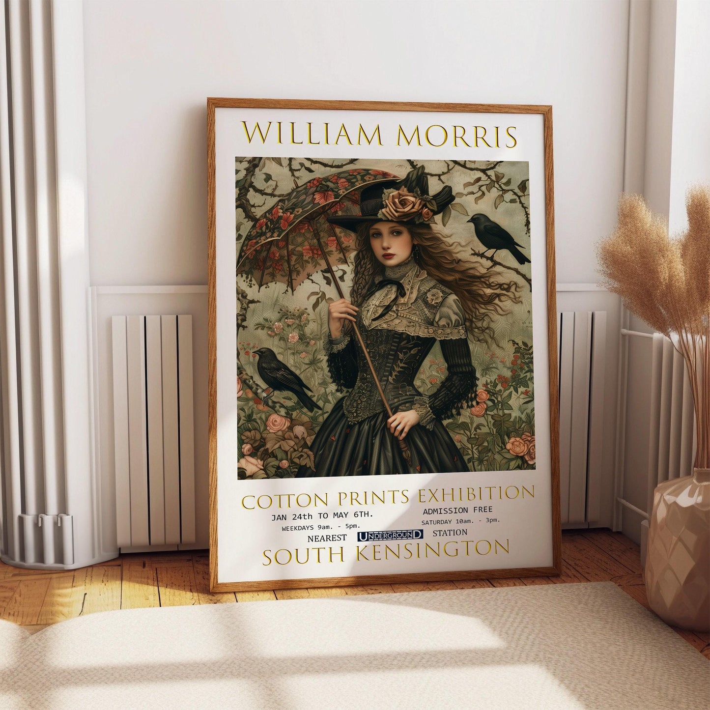 William Morris Print - Vintage Victorian Art Print | Botanical Floral Wall Art