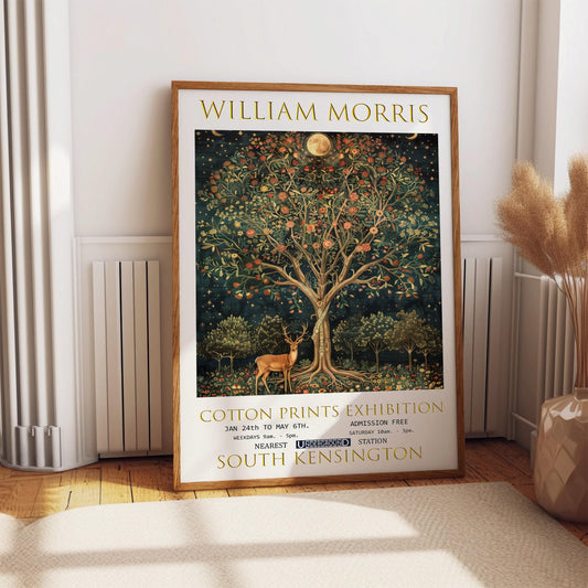 William Morris 'Tree of Life' Vintage Exhibition Poster Print