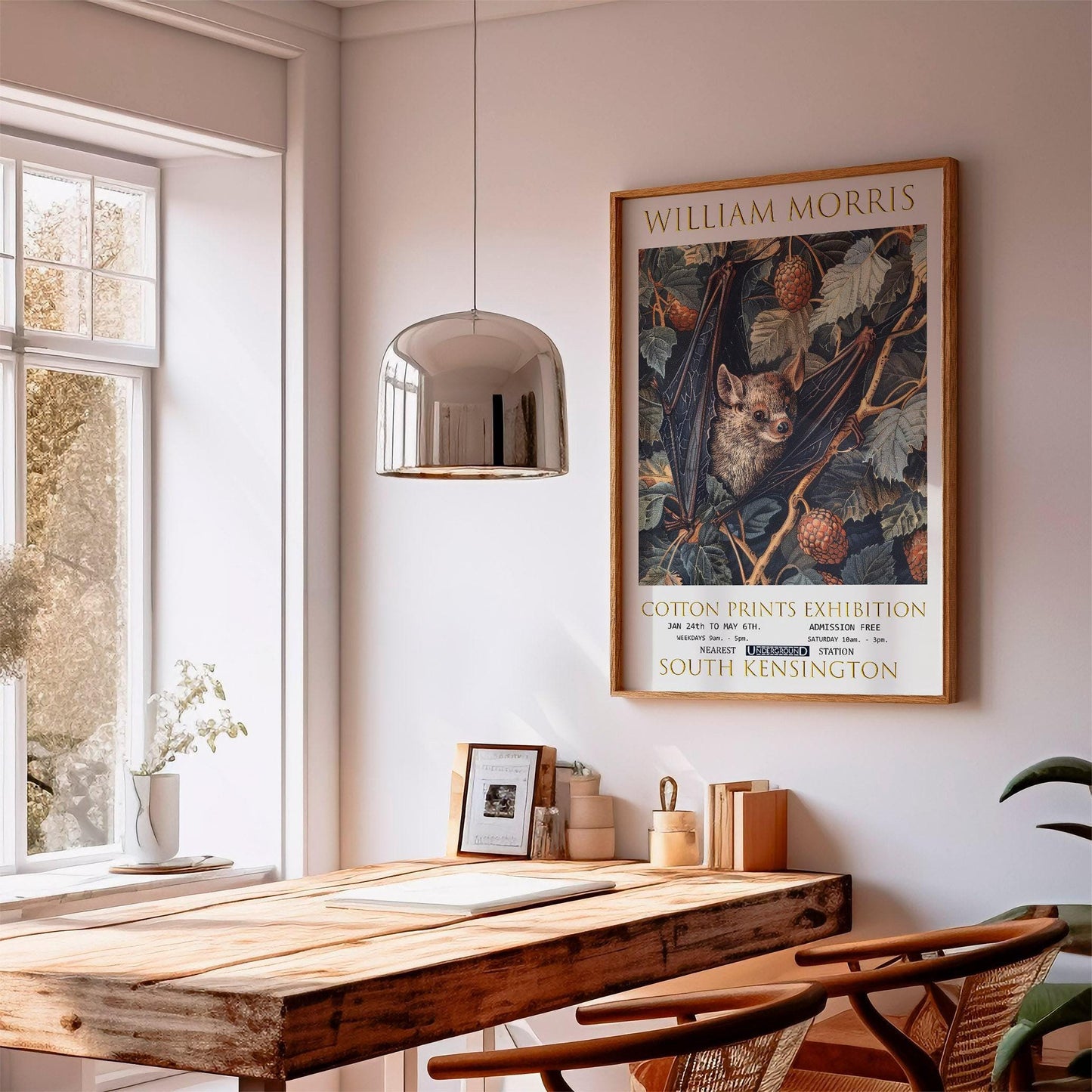 William Morris Print – Vintage Textile Design | Botanical Wall Art Poster