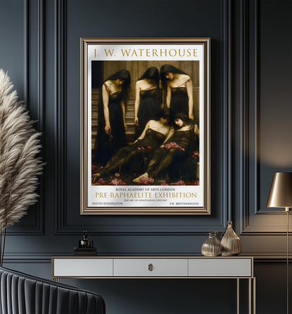 John William Waterhouse Print: Pre-Raphaelite Gothic Wall Art