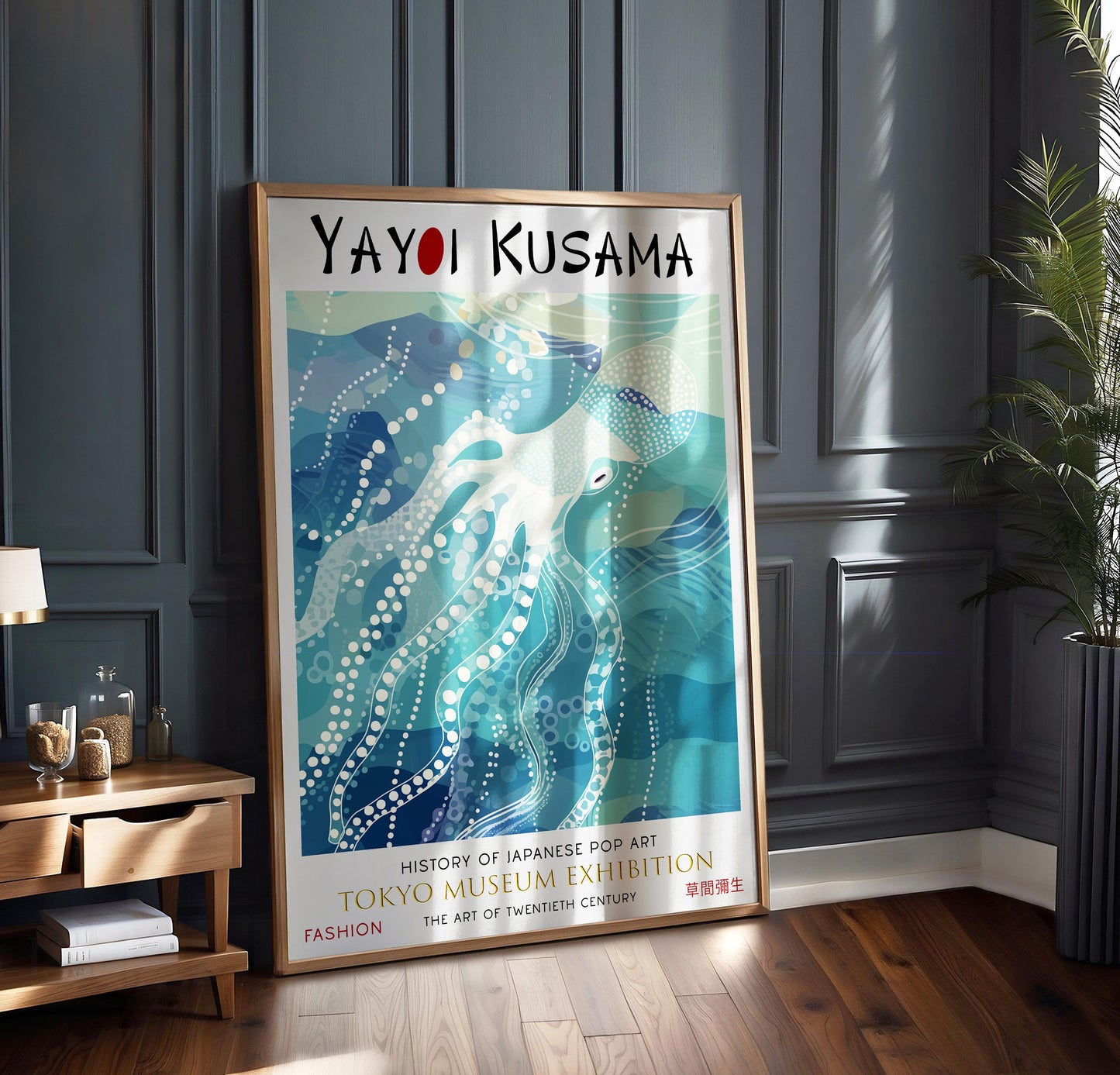 Yayoi Kusama Japanese Octopus WALL ART PRINT Picture Poster