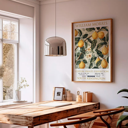 William Morris Print - Vintage Floral Art | Lemon Tree Botanical Wall Decor