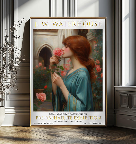 John William Waterhouse Art Print: The Soul of the Rose, Pre-Raphaelite Poster