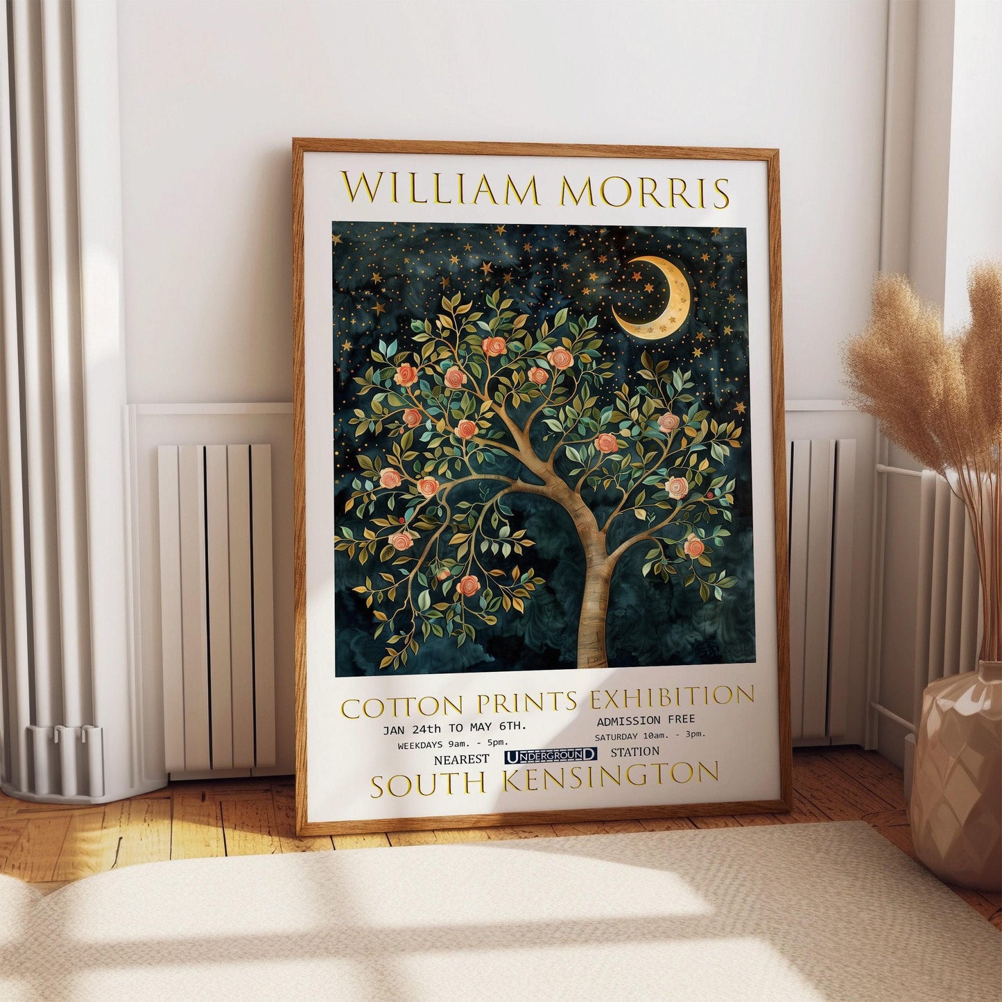 William Morris 'Tree of Life' Vintage Art Print