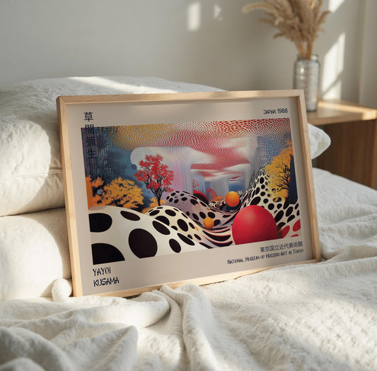 Yayoi Kusama Exhibition WALL ART PRINT Picture Poster