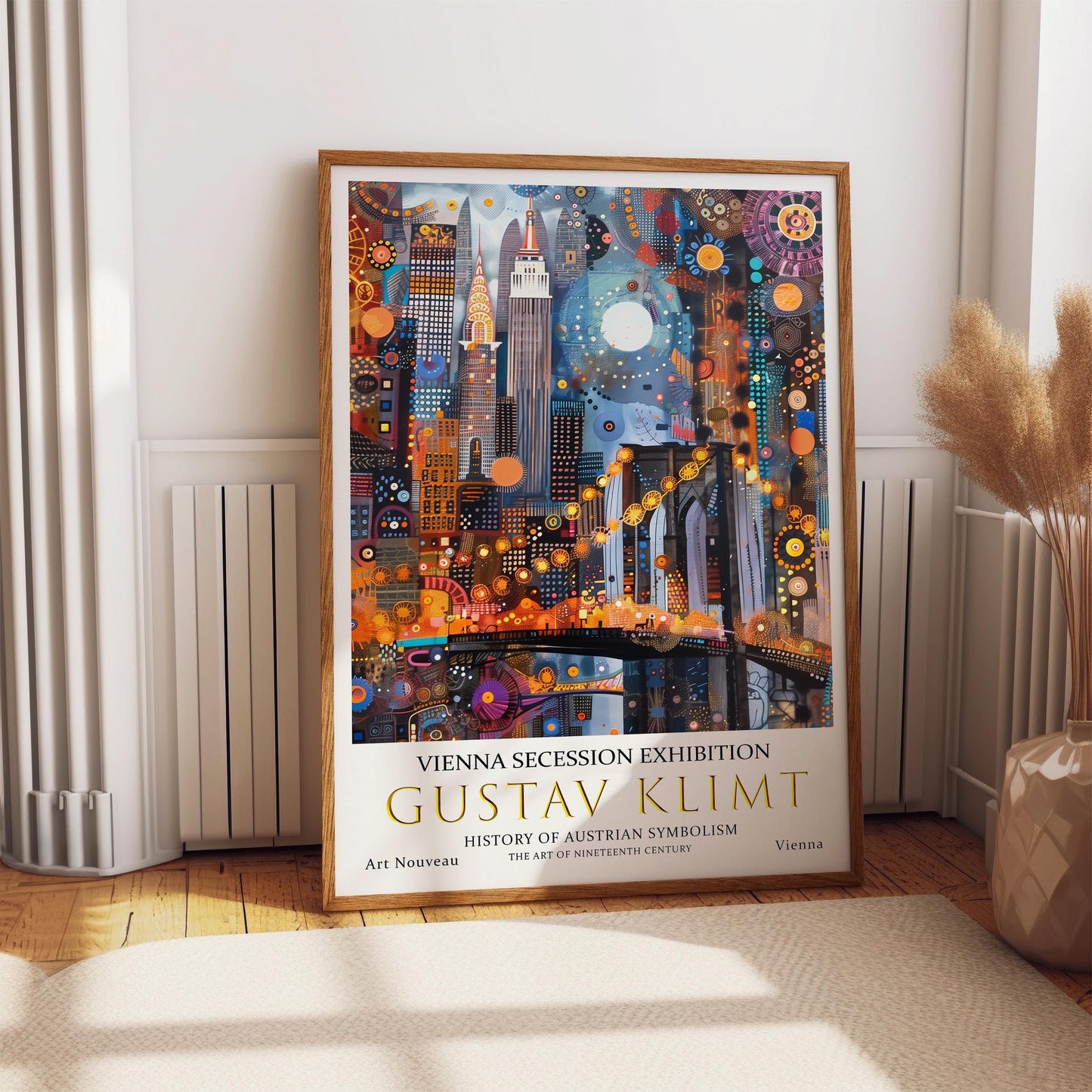 Gustav Klimt Art Print – Vintage Art Nouveau Print | Ornate Floral Decor