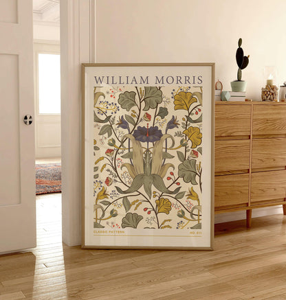 William Morris Poster - Vintage Wall Art | Botanical Exhibition Print on Luxury Matte Paper