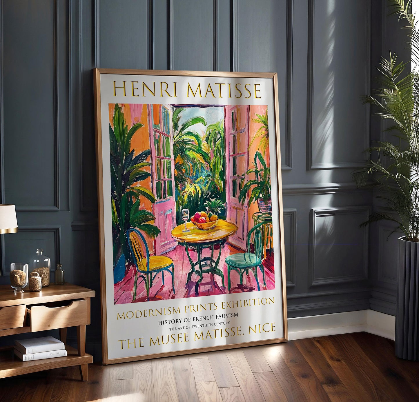 Open Window Henri Matisse Print, Museum Exhibition Prints, Matisse Poster, Colourful Garden Painting, Fauvist Décor, Tropical Wall Print