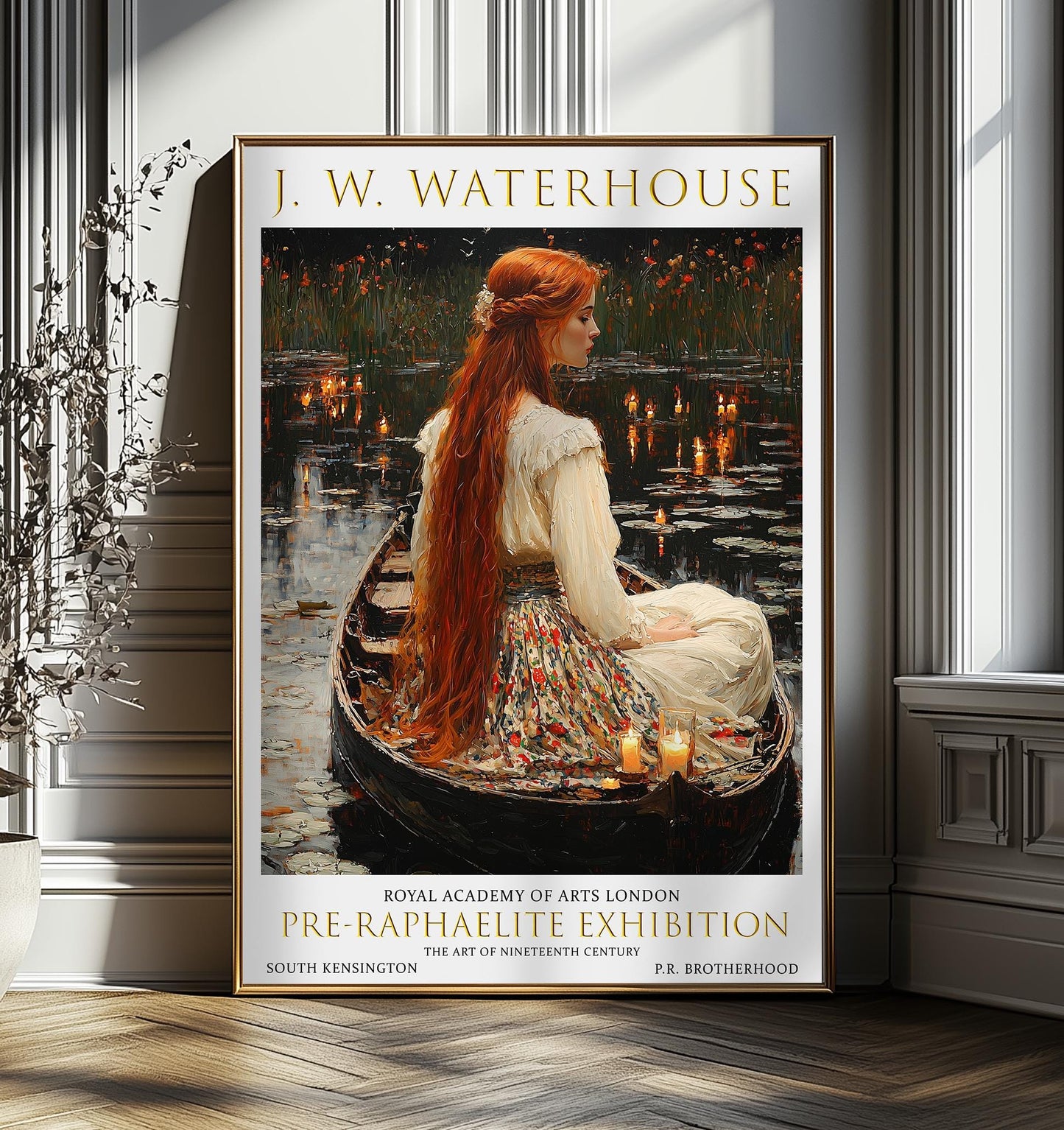Waterhouse Art Print: Lady of the Lake, Pre-Raphaelite Home Decor