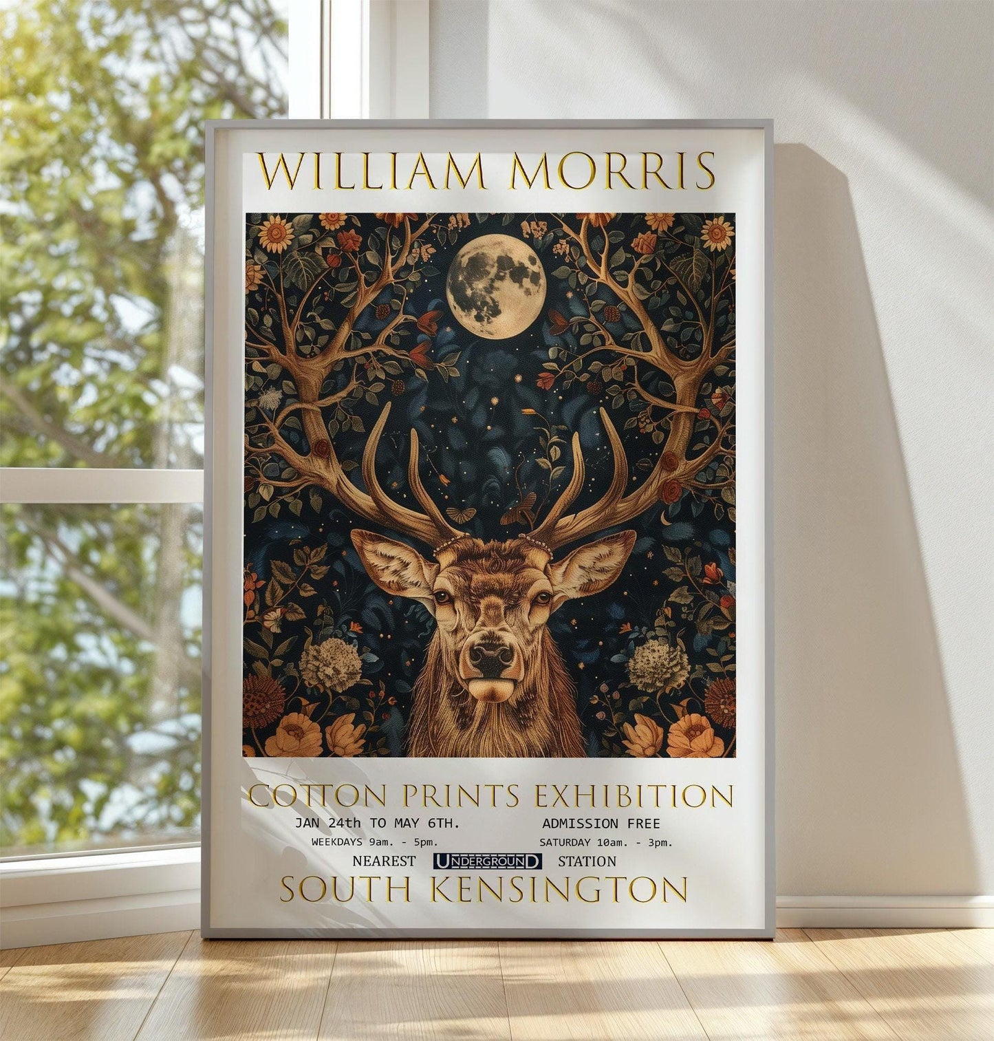 William Morris Wall Art – Vintage Floral Print | Botanical Decor, Heritage Home