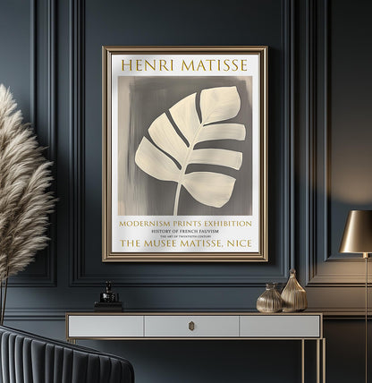 Henri Matisse Inspired Art Print: Fauvist Botanical Leaf