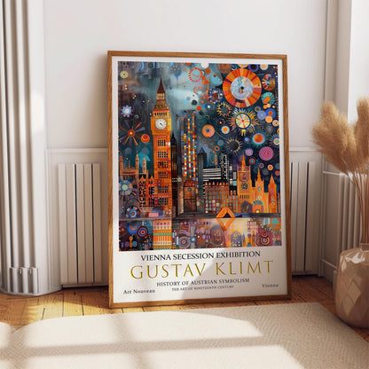 Gustav Klimt Print - Art Nouveau Floral Wall Art | Luxury Home Decor
