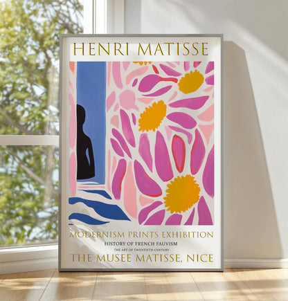 Henri Matisse Print: Pink Floral Fauvism Art (Unframed)
