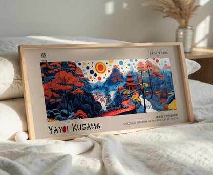 Japanese Panoramic Print – Abstract Wall Art – Japanese Landscape